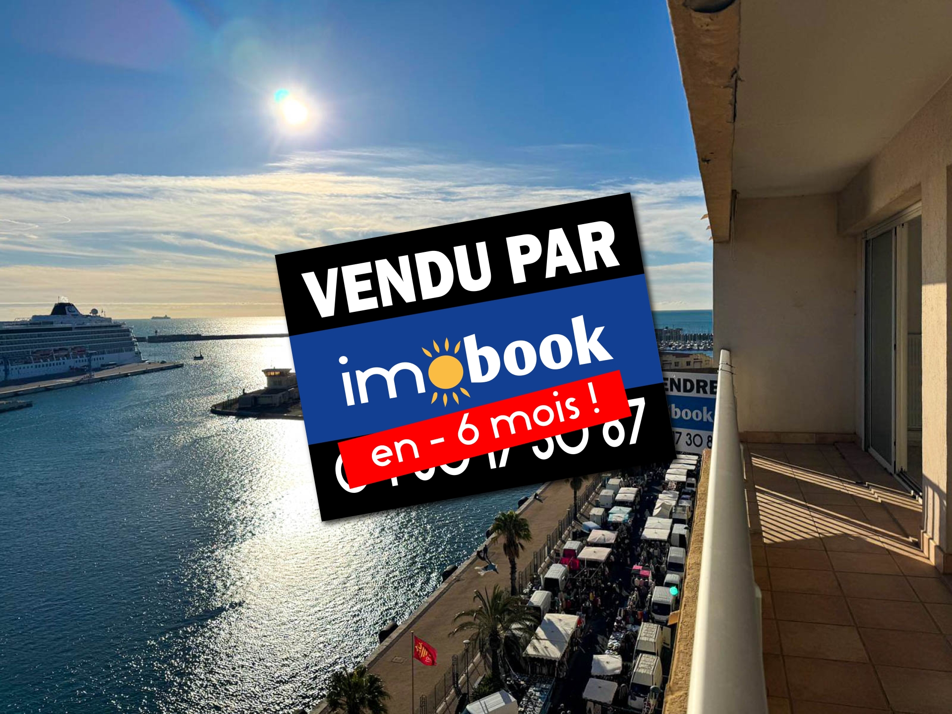 Vendu : Appartement T3 71 m� S�te Port