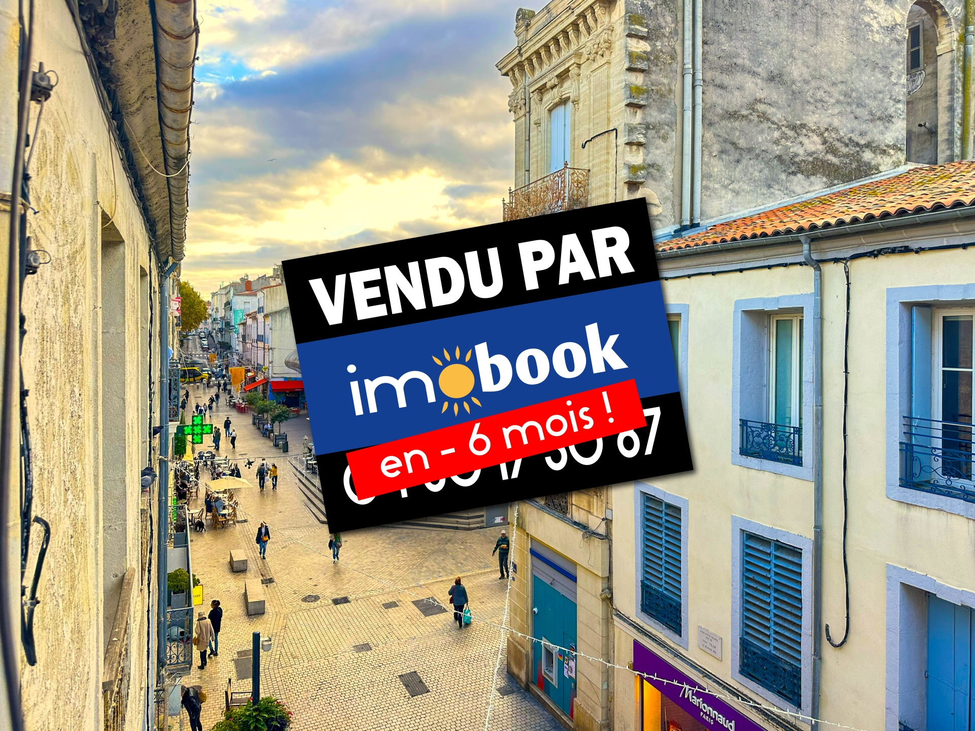 Vendu : Appartement T2 55 m� S�te Centre Ville